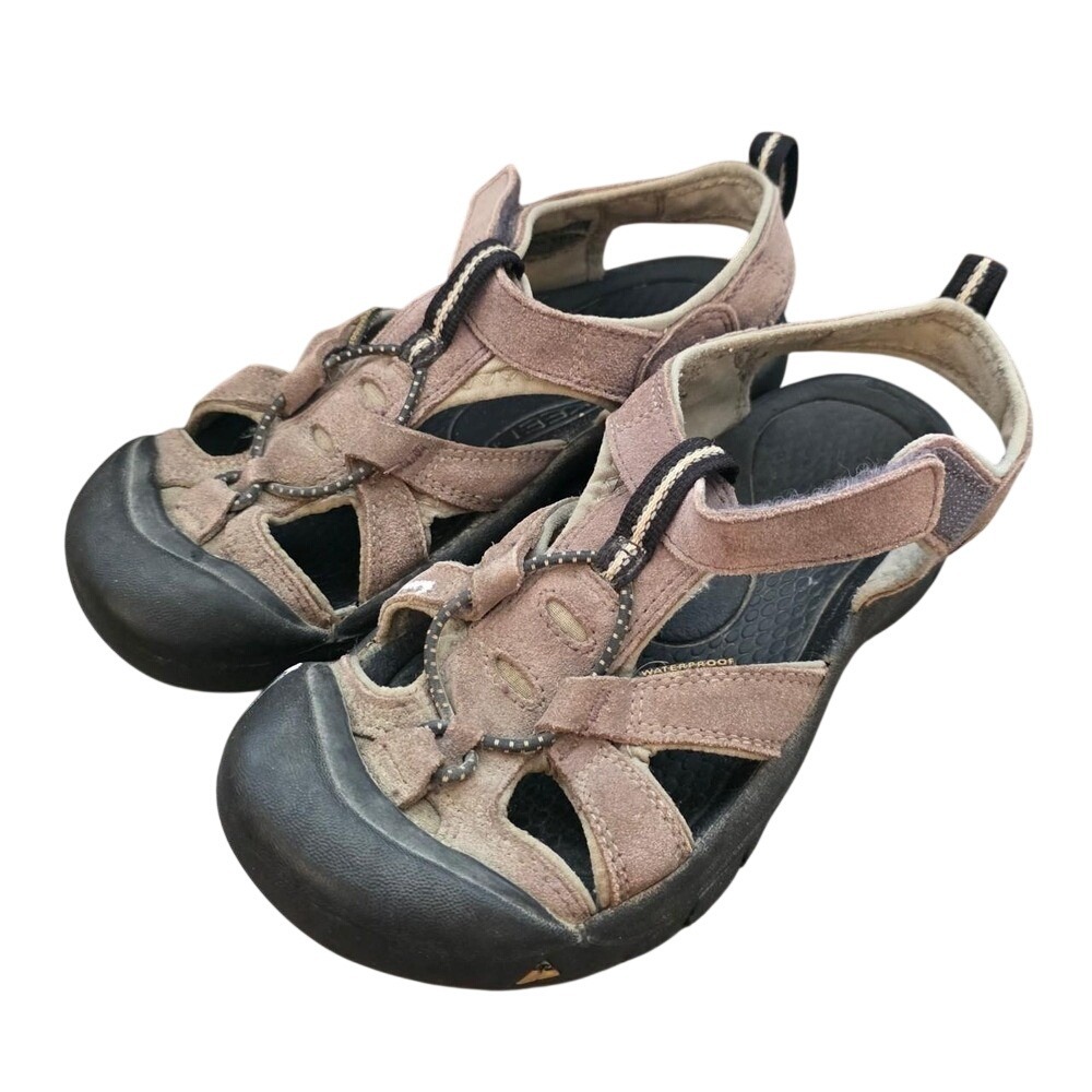 Keen Venice Waterproof Leather Hiking Sandals Brown Womens 6.5/7 Vintage